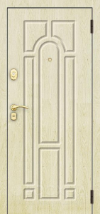 Фото стальная дверь МДФ №85 с отделкой Порошковое напыление