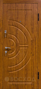 Фото стальная дверь Дверь для деревянного дома №16 с отделкой МДФ ПВХ