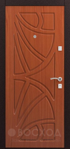 Фото  Стальная дверь МДФ №538 с отделкой Ламинат