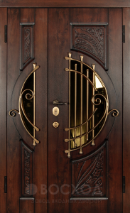 Фото стальная дверь Парадная дверь №329 с отделкой МДФ ПВХ