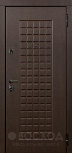Фото стальная дверь Дверь для деревянного дома №29 с отделкой МДФ ПВХ