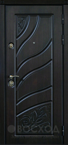 Фото стальная дверь Дверь для деревянного дома №25 с отделкой МДФ ПВХ