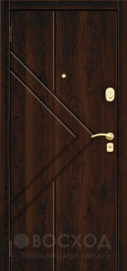 Фото  Стальная дверь Дверь для деревянного дома №28 с отделкой МДФ ПВХ
