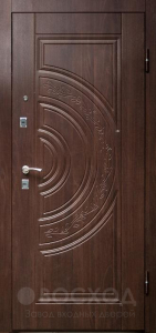 Фото стальная дверь Дверь для деревянного дома №32 с отделкой МДФ ПВХ