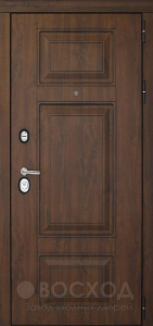 Фото стальная дверь Дверь для деревянного дома №1 с отделкой МДФ ПВХ